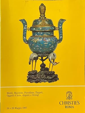 Mobili, Maioliche, Porcellane, Tappeti, oggetti d'Arte, Argenti e Orologi