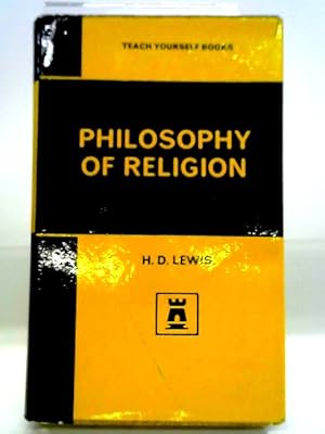 Bild des Verkufers fr The Philosophy of Religion zum Verkauf von World of Rare Books