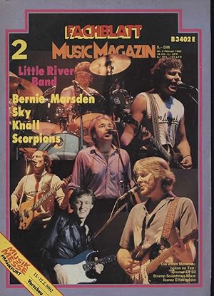 Fachblatt MusicMagazin Nr. 2. Februar 1982.Little River Band / Bernie, Marsden, Sky, Knall, Scorp...