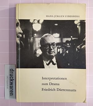 Zum Drama Friedrich Dürrenmatts. Zwei Modellinterpretationen zur Wesensdeutung des modernen Dramas.