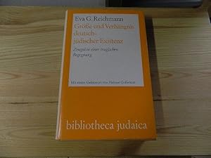 Bild des Verkufers fr Gre und Verhngnis deutsch-jdischer Existenz. Zeugnisse einer tragischen Begegnung zum Verkauf von Versandantiquariat Schfer