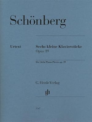 Image du vendeur pour Arnold Schnberg - Sechs kleine Klavierstcke op. 19 mis en vente par Rheinberg-Buch Andreas Meier eK