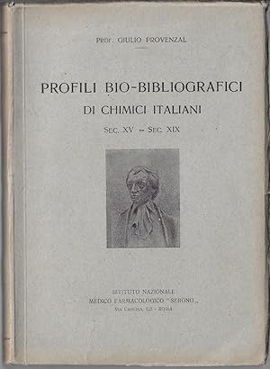 Seller image for Profili bio-bibliografici di chimici italiani : sec. XV - sec. XIX for sale by Romanord