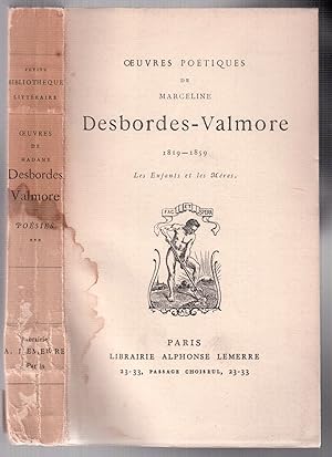 Imagen del vendedor de Oeuvres potiques - 1819-1859 a la venta por LibrairieLaLettre2