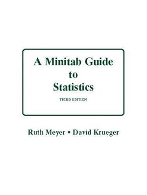Seller image for Minitab Guide to Statistics for sale by WeBuyBooks