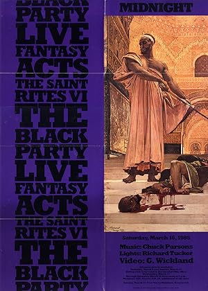 THE SAINT - RITES VI: THE BLACK PARTY (Mar 16, 1985) Poster