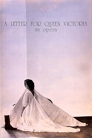 Imagen del vendedor de A LETTER FOR QUEEN VICTORIA: AN OPERA (1975) Theatre poster a la venta por Walter Reuben, Inc., ABAA, ILAB