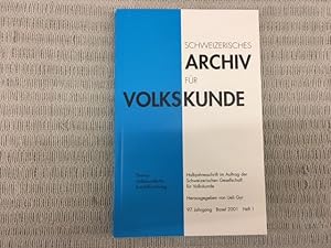 Immagine del venditore per Thema: Volkskundliche Erzhlforschung. Schweizerisches Archiv fr Volkskunde. Halbjahresschrift im Auftrag der Schweizerischen Gesellschaft fr Volkskunde. 97. Jahrgang, Basel 2001, Heft 1 venduto da Genossenschaft Poete-Nscht