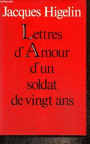 Bild des Verkufers fr Lettres d'Amour d'un soldat de vingt ans zum Verkauf von Le-Livre