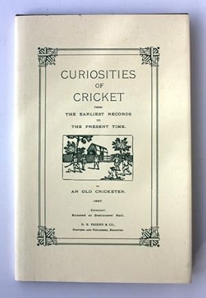 Immagine del venditore per Curiosities of Cricket from the Earliest Records to the Present Time venduto da Vortex Books