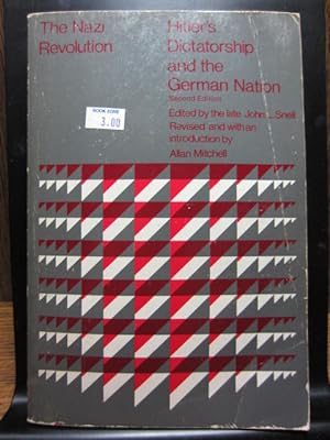 Seller image for THE NAZI REVOLUTION: Hitler's dictatorship and the German nation (Problems in European civilization) for sale by The Book Abyss