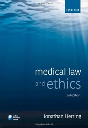 Seller image for Medical Law and Ethics for sale by WeBuyBooks