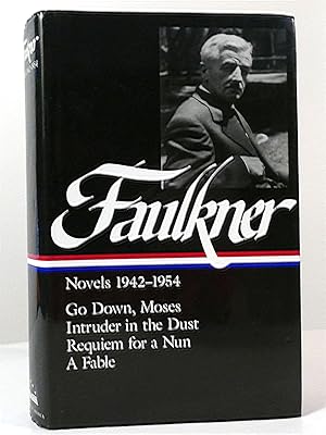 Seller image for WILLIAM FAULKNER Novels 1942-1954 : Go Down, Moses / Intruder in the Dust / Requiem for a Nun / a Fable for sale by Rare Book Cellar