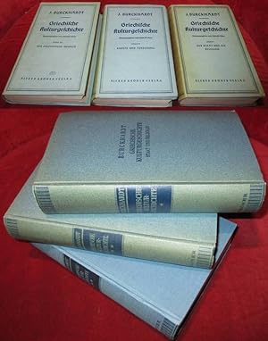 Griechische Kulturgeschichte. 3 Bände.