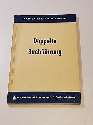 Imagen del vendedor de Doppelte Buchfhrung a la venta por BcherBirne