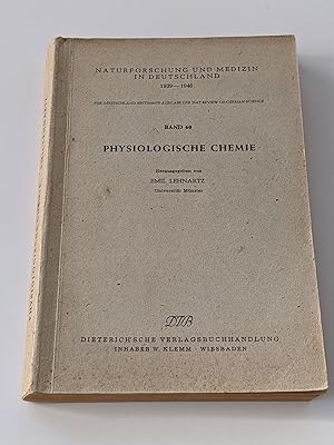Imagen del vendedor de Physiologische Chemie: Naturforschung und Medizin in Deutschland 1939-1946, Band 60 a la venta por BcherBirne