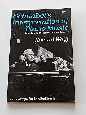Bild des Verkufers fr Schnabel`s Interpretation of Piano Music zum Verkauf von BcherBirne