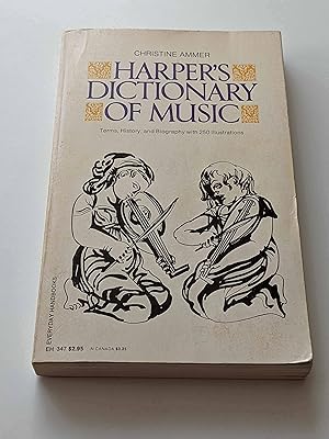 Seller image for Harpers Dictionary of Music - Christine Ammer for sale by BcherBirne