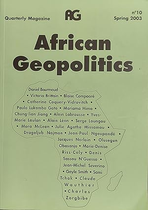 African Geopolitics Spring 2003 No.10