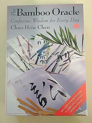 Image du vendeur pour The Bamboo Oracle: Confucian Wisdom for Every Day- Includes Illustrated Book, 64 Cards and 12 Bamboo Divining Sticks mis en vente par Rons Bookshop (Canberra, Australia)