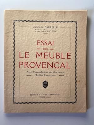 Imagen del vendedor de Essai sur le Meuble Provenal a la venta por Librairie Axel Benadi