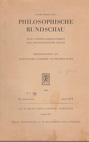Helmut Kuhn, Sokrates. Versuch über den Ursprung der Metaphysik. [Rezension aus: Philosophische R...