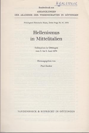 Urbanisation und Municipalisation Italiens im 2. und 1. Jh. v. Chr. [Aus: Abhandlungen der Akadem...