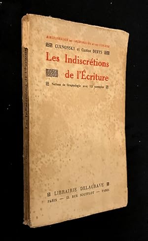 Bild des Verkufers fr Les Indiscrtions de l'criture zum Verkauf von Abraxas-libris