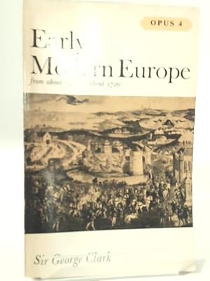 Seller image for Early Modern Europe, from about 1450 to about 1720 for sale by World of Rare Books