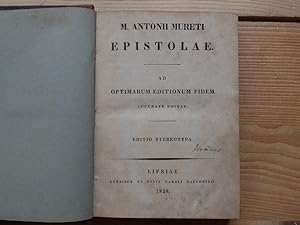 Bild des Verkufers fr Epistolae ad Optimarum Editionum Fidem. Accurate editae. [Vol. 2.] zum Verkauf von Antiquariat Rohde