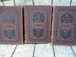 Schillers sämmtliche Werke Band 1, 4 & 7 3 Bände