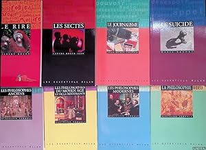 Immagine del venditore per 8x Les essentiels Milan: 1) Les philosophes du moyen âge et de la renaissance; 2) La philosophie; 3) Les philosophes modernes; 4) Les philosophes anciens; 5) Le suicide; 6) Le journalisme; 7) Les sectes; 8) Le rire venduto da Klondyke