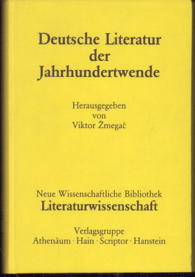 Bild des Verkufers fr Deutsche Literatur der Jahrhundertwende. zum Verkauf von Antiquariat Jenischek