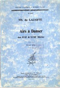 Immagine del venditore per Airs  Danser des XVII & XVIII Sicles venduto da BuchSigel