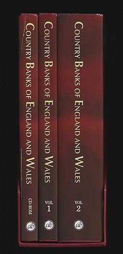 Bild des Verkufers fr Country Banks of England and Wales: Private Provincial Banks & Bankers 1688-1953 [2 Volumes + CD-Rom] zum Verkauf von killarneybooks