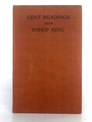 Seller image for Lent Readings from Bishop King for sale by World of Rare Books