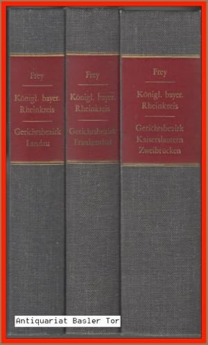 Bild des Verkufers fr Versuch einer geographisch-historisch-statistischen Beschreibung des kn. bayer. Rheinkreises. Vier Teile in drei Bchern. zum Verkauf von Antiquariat Basler Tor