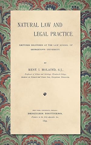 Bild des Verkufers fr Natural Law and Legal Practice [1899] zum Verkauf von moluna