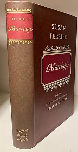 Marriage, A Novel. Edited with an Introduction by Herbert Foltinek. [Oxford English Novels].