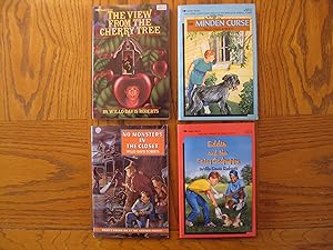 Imagen del vendedor de Willo Davis Roberts Four (4) Trade Paperback YA novels, including: The View From the Cherry Tree; The Minden Curse; No Monsters in the Closet, and; Eddie and the Fairy Godpuppy a la venta por Clarkean Books