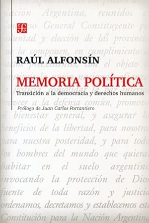 Seller image for Memoria poltica : Transicin a la democracia y derechos humanos for sale by Imosver