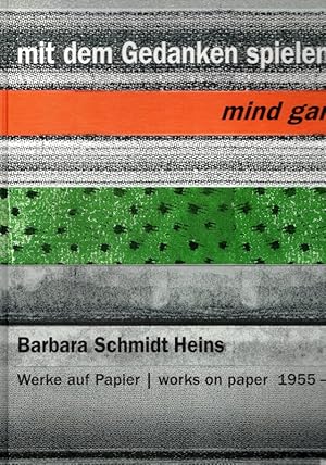 Bild des Verkufers fr mit dem Gedanken spielen. Werke auf Papier // mind games. Works on paper 1955 - 2010. zum Verkauf von Antiquariat Fluck