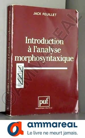 Seller image for Introduction  l'analyse morphosyntaxique for sale by Ammareal