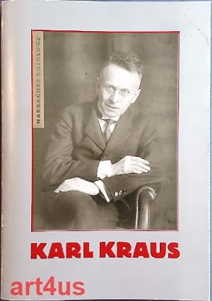 Seller image for Karl Kraus : Eine Ausstellung des Deutschen Literaturarchivs im Schiller-Nationalmuseum Marbach ; 8. Mai - 31. Oktober 1999 im Schiller-Nationalmuseum Marbach. for sale by art4us - Antiquariat
