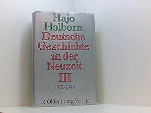 Bild des Verkufers fr Das Zeitalter des Imperialismus: (1871 1945) (Hajo Holborn: Deutsche Geschichte in der Neuzeit) zum Verkauf von Book Broker