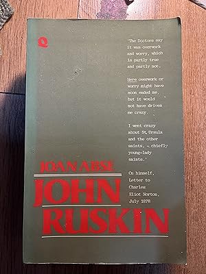 Seller image for John Ruskin: A Passionate Moralist for sale by Debunni