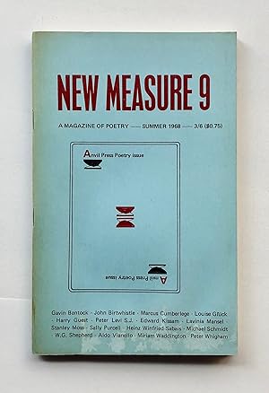 Bild des Verkufers fr New Measure 9: A Magazine of Poetry, Summer 1968 - Anvil Press Poetry issue zum Verkauf von George Ong Books