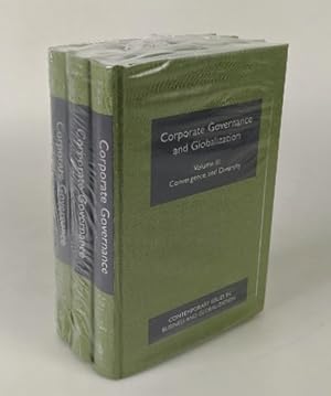 Corporate Governance and Globalization - 3 volume set : 1. Ownership and control / 2. Development...