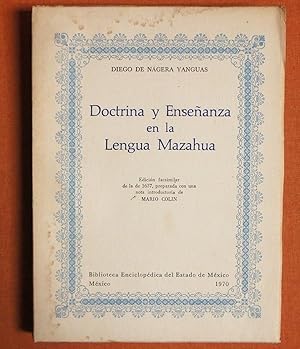 Bild des Verkufers fr Doctrina y Ensenanza en la Lengua Mazahua zum Verkauf von GuthrieBooks