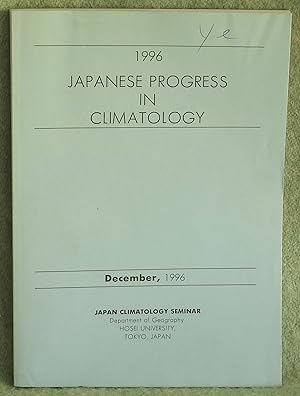 Image du vendeur pour 1996 Japanese Progress in Climatology December 1996 mis en vente par Argyl Houser, Bookseller